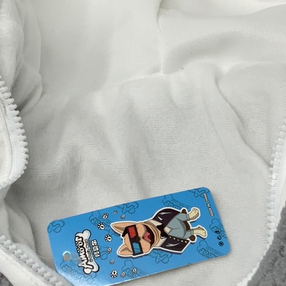 NWT adorable fleece lined dog hoodie, size L - Picture 7 of 9